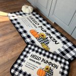 ست دوتیکه زیرسینکی و نمگیر  HELLO PUMPKIN