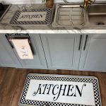 ست دوتیکه زیرسینکی و نمگیر KITCHEN شطرنجی