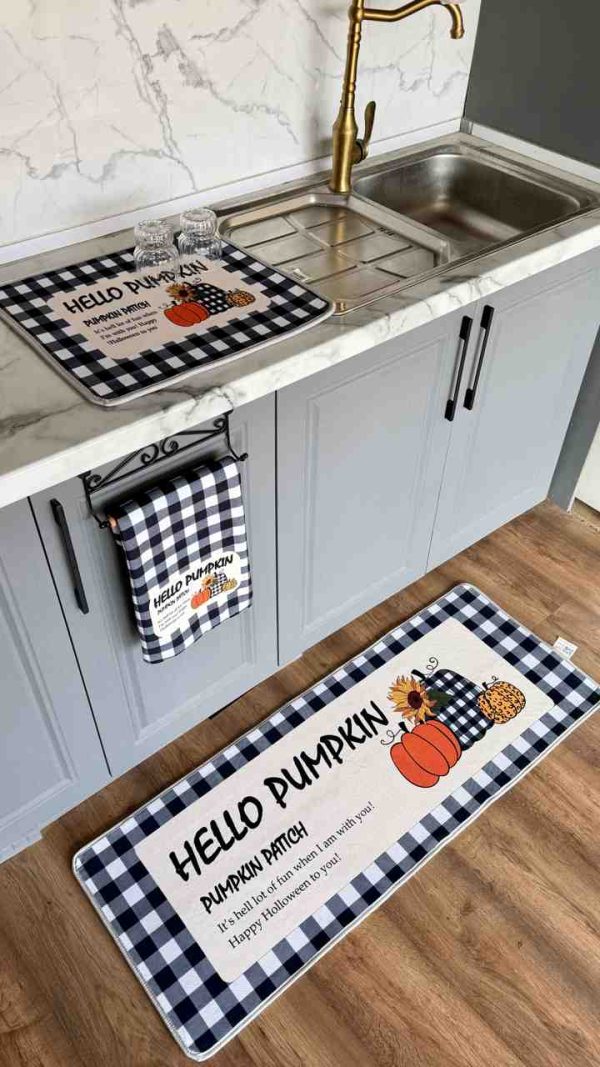 ست دوتیکه زیرسینکی و نمگیر  HELLO PUMPKIN - Image 3